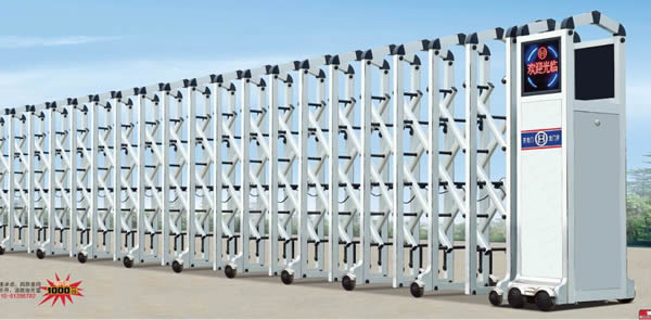 不銹鋼電動(dòng)伸縮門9