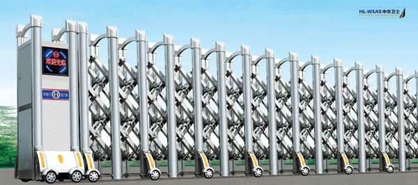 不銹鋼電動伸縮門23