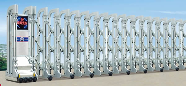 不銹鋼電動伸縮門24